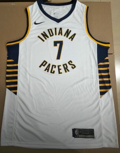 Maillot de Basket #7 Brogdon Pacers Blanc